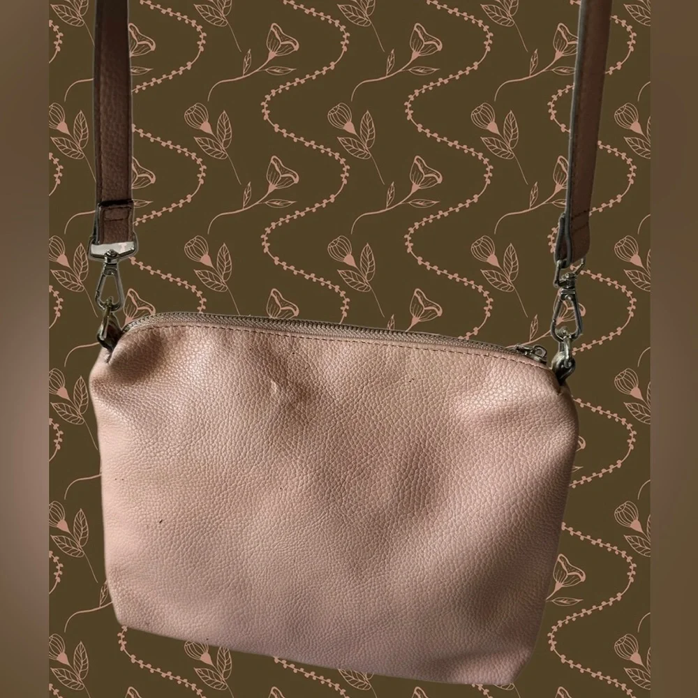 Steve Madden Blush Faux Leather Crossbody